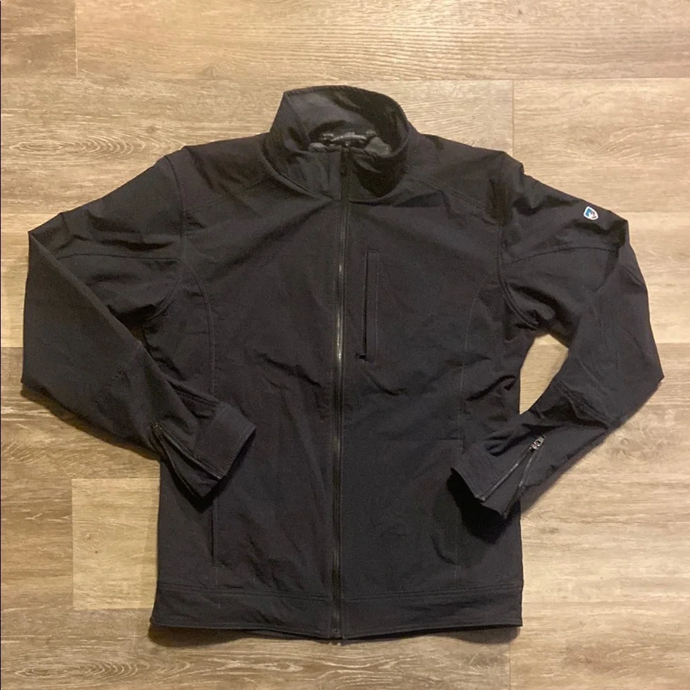Kuhl womens large black zip up jacket